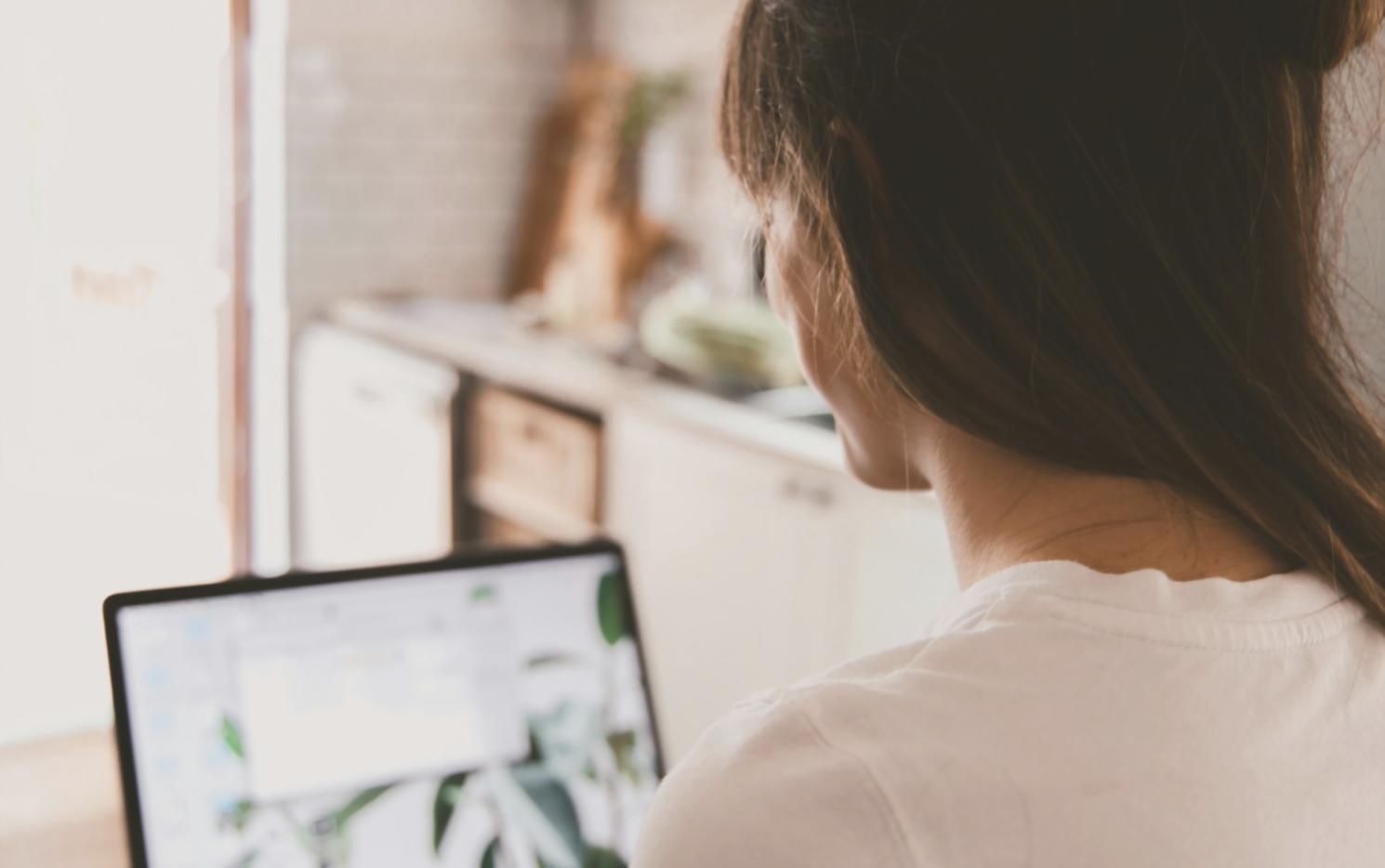 Financial planning workspace with charts and budgeting tools